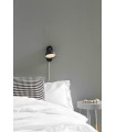 TRATT Black wall light 1 bulb