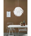 FLORA white ceiling light 1 bulb