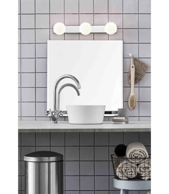Applique da bagno MINI cromo 3 lampadine