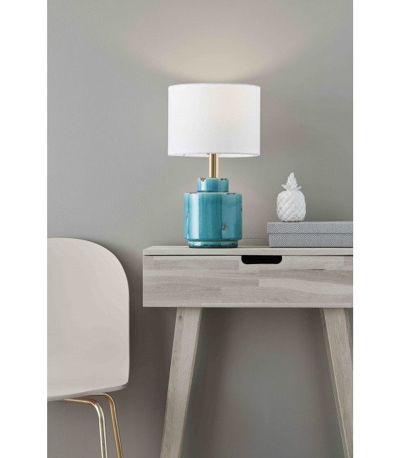 Lampada da tavolo blu COUS 1 lampadina