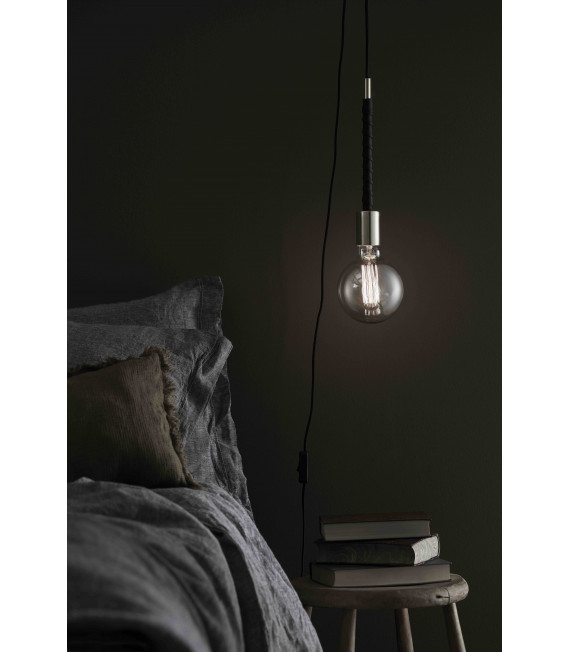 SADDLE pendant light brass 1 bulb
