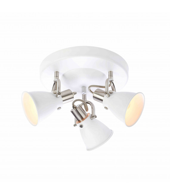 ALTON white ceiling light 3 bulbs