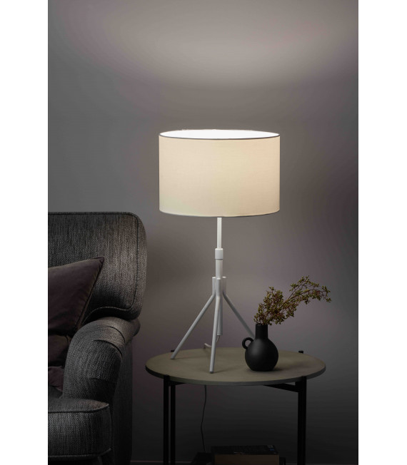SLING weiße Tischlampe 1 Glühbirne