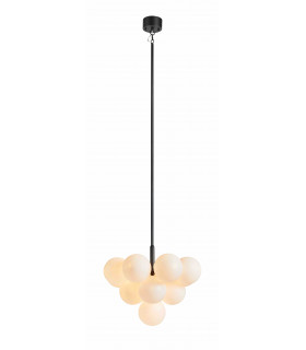 MERLOT Lampada da soffitto Nero 13 lampadine