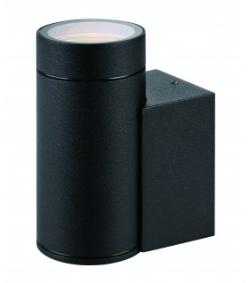 PIPE aplique de jardín negro 1 bombilla