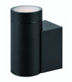 PIPE black garden wall light 1 bulb