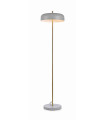 Lampadaire CAEN Laiton brossé 2 ampoules