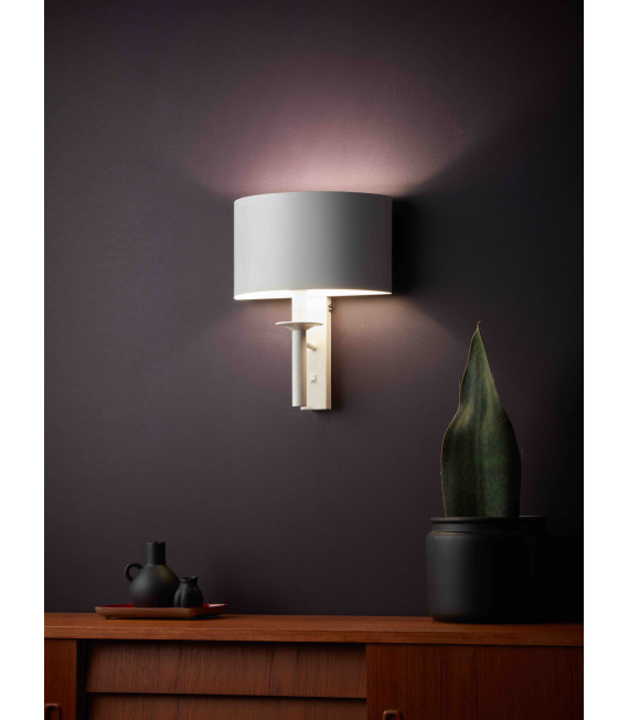 Applique bianca ARMOR 1 lampadina