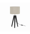 Lampe de table LUNDEN Noire 1 ampoule