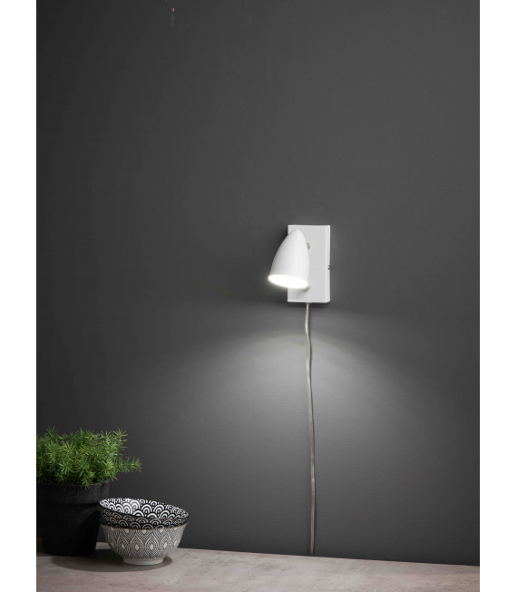 Applique CIRO bianca 1 lampadina