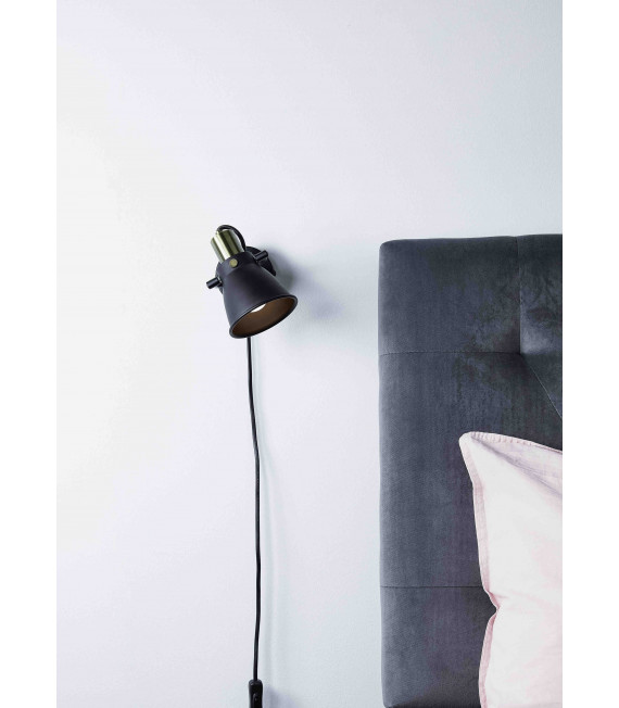 ALTON Black wall light 1 bulb