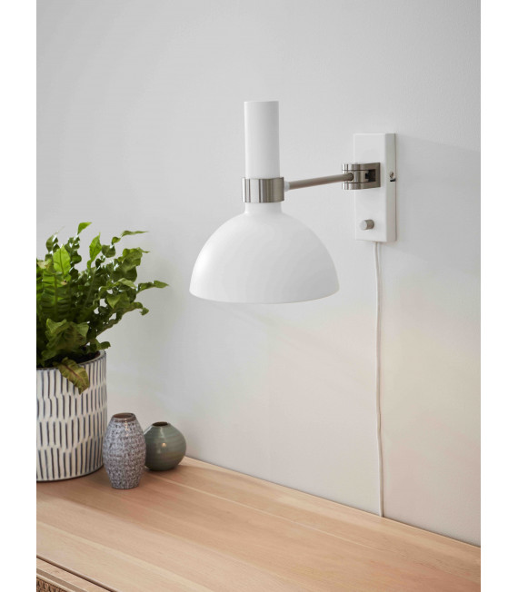 Applique in acciaio LARRY 1 lampadina