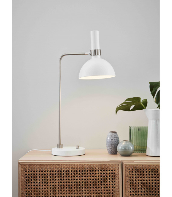 Lampe de table LARRY en acier 1 ampoule