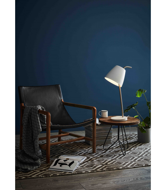 SPIN table lamp in steel 1 bulb