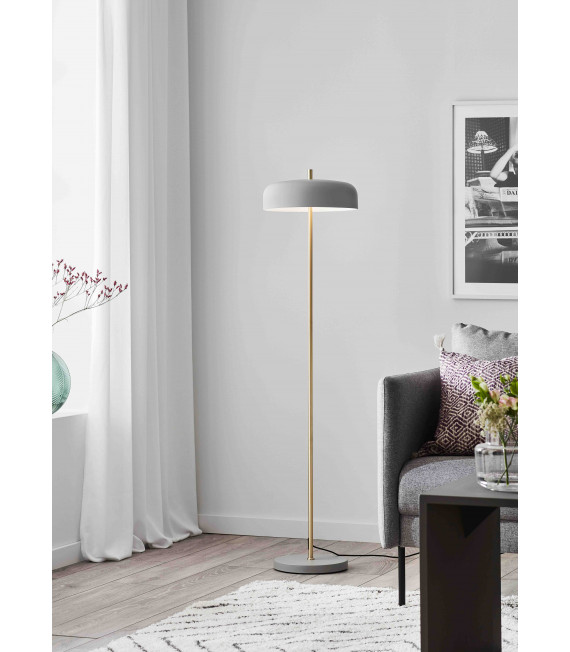 CAEN floor lamp Brushed brass 2 bulbs