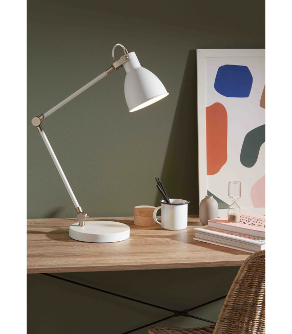 Lampe de table HOUSE blanche 1 ampoule