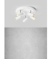 TORINO white ceiling light 5 bulbs