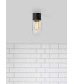 Bathroom ceiling light ZEN Black 1 bulb