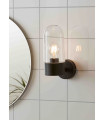 Applique murale de salle de bains ZEN Noire 1 ampoule