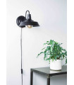 Applique murale GRIMSBY Noire 1 ampoule