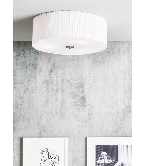 JACKIE plafoniera bianca 3 lampadine