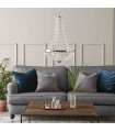 GRÄNSÖ crystal ceiling light chrome 2 bulbs