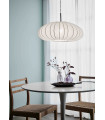 MIST ceiling lamp in steel 1 bulb