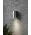 PIPE alumium 1-bulb garden wall light