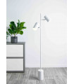 TWIN floor lamp white 2 bulbs