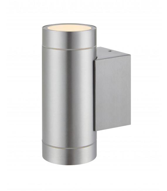 PIPE Wall 2L Aluminium IP44